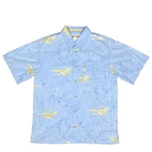 Columbia Blue Shirt with Yellow Accents